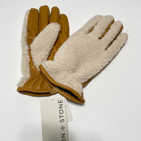 sun.. Accessories - Faux Leather Gloves